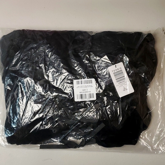 ❤️NWT VINTAGE TORRID WITCH HALLOWEEN COSTUME DRESS LACE UP - HANKY HEM PLUS SIZE - Picture 4 of 11